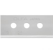 Set Mit 10 Rechteckigen Klingen 'skb-10/10b' Für Standardarbeiten, 17,8 Mm Breit, Silberfarben