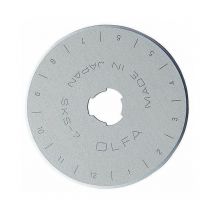 RB-45-1 cuchilla circular 45 mm color plateado - espesor 0,3 mm contenido 1 ud - Olfa