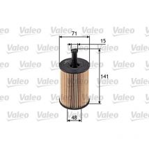 Ölfilter 586506 für VW Golf 20 Diesel (ab 2010) – Innendurchmesser 16mm, 29mm, 48mm – Außendurchmesser 71mm – Höhe 141mm