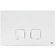 OLI - Placca Bianca Per Cassetta 74 - Modello: Plain Dual