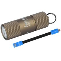 I1r Ii Mini Torcia Led Da 150 Lumen Luce Portachiavi Ricaricabile Flshlight Eos Piccola Tascabile Impermeabile Ipx8, Per Campeggio, Escursionismo, Con