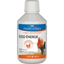 Oligo- Énergie rééquilibre la ration alimentaire 250 ml pour poules Francodex
