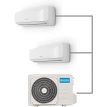 Olimpia Splendid - OS-C/SAALH14EIA Aryal S2 E Dual Inverter 14 (9.000 + 12.000 BTU/h) con UI Alyas - Aire Acondicionado Split Fijo, Gas R32, Clase de