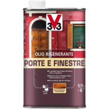Olio Rigenerante per Porte e Finestre Trasparente Incolore 0,5 Litri - V33