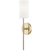 Hudson Valley Lighting - Olivia Applique murale à 1 ampoule laiton, lin
