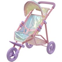 Olivia's Little World di Teamson Kids Magical Dreamland Baby Doll Carrozzina Passeggino Jogging Passeggino Giocattolo con Vano per Bambole,