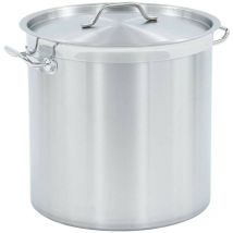 Hommoo Olla de acero inoxidable 50 l 40x40 cm