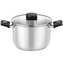 Pfanne elite inox M240220/ 20CM/ 4L/ edelstahl/ induktionsgeeignet - Monix