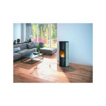 Olsberg - Pelletofen inara 6 kW Pellet Ofen Kamin Holzpelletofen Inara-Schwarz-Naturstein-6kW