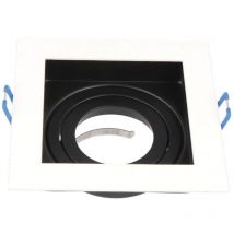 Oltibo Spot integrato in alluminio quadrato nero/bianco ledline - 241307