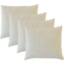 Lot de 4 oreillers 60x60 cm flocons Mémoire de forme - Olympe Literie