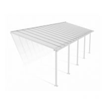Palram - Patio Cover Olympia 3 x 9.15 Clear - Polycarbonate - L924 x W300 x H305 cm - White