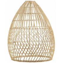 Ombra ovale in rattan naturale