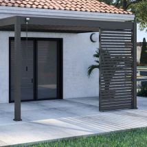 Panneau brise-vue horizontal 1,3M Ombrea vs - Anthracite