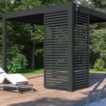 Ombrea - Panneau brise-vue horizontal 1M vs - Anthracite