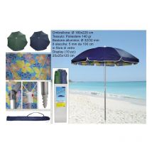 Due Esse Distribuzioni - Ombrellone 100 cm in alluminio fantasia floreale