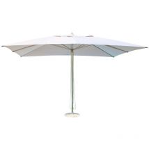 Ombrellone da giardino 3x4 mt con palo centrale in alluminio Sky - White