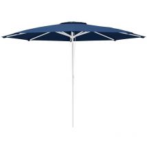 Ombrellone da giardino ad altezza regolabile in metallo e poliestere. Ø292X242 cm. blu scuro