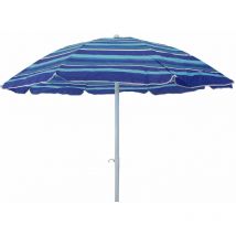 Ombrellone da spiaggia tondo Ø1,80 cm con palo in acciaio e copertura in tnt Blue Beach