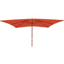 Non utilizzato] Ombrellone giardino spiaggia N83 Florida 3x4m poliestere arancione