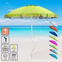 Ombrellone mare Girafacile 200 Cm Protezione uv spiaggia pesca Ermes Colore: Verde 2