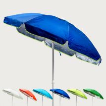 Beachline - Ombrellone mare spiaggia 200 cm antivento protezione uv Sardegna Colore: Blu