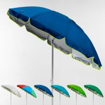 Ombrellone mare spiaggia 220 cm antivento protezione uv Portofino Colore: Blu