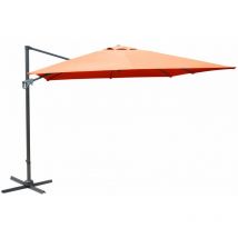 Ombrellone nh retrattile/orientabile con manovella 3X3 paprika arredo giardino