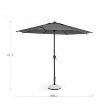 Ombrellone con Snodo 3M - rio - Colore: Grigio