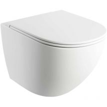 Omnires Ottawa - Wand-wc Mit Softclose-sitz, Rimless, Weiß Matt Ottawamwbm