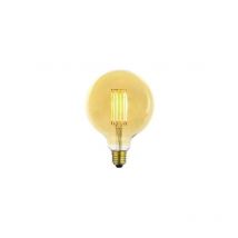 ON Vintage LED Globe 125-E27 6W 2,100°K dimmable, amber