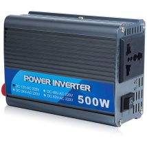 Tonchean - Onduleur De Voiture 500w, 12v À 220v Prise Pour Chargeur D'Onduleur, Noir