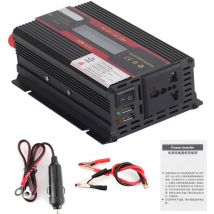 Jeffergarden - Onduleur de voiture dc 12V à ac 220V 3000W puissance de crête affichage lcd convertisseur d'ondes sinusodales modifiées