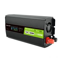 Convertisseur de Tension lcd 500 W/1000 w 12 v à 230 v Convertisseur de Tension sinusoïdale Pure Convertisseur de Puissance à Onde sinusoïdale Pure