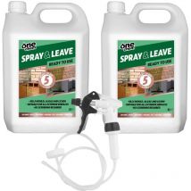 One Chem - 2 x 5 Litre Ready To Use Spray and Leave with added Long Hose Trigger Spray