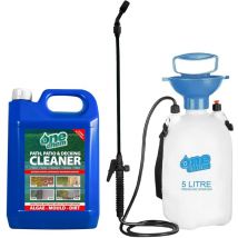5L + 5L Sprayer - Heavy Duty Patio Cleaner - Path Cleaner Concentrate - One Chem