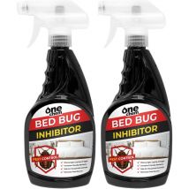 One Chem - Bed Bug Inhibitor 2 x 500 ml Bed Bug Repellent