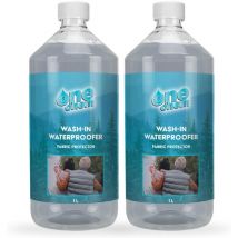 One Chem - Wash-In Waterproofer 2 x 1 Litre, for Waterproof Clothing