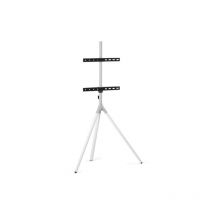 One For All - Full Metal Tripod tv Stand for Screen Size 32-65 inch - Arctic White Marque (WM7462)
