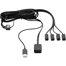 IR-Fernbedienungs-Extender urc 1000, für 4 AV-Geräte, 7 m, schwarz - One For All