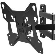 Oneforall1 - one for all WM2251 - Support mural avec réglage d'inclinaison et de rotation (180°) pour tv de 13 a 40 (33 a 102cm) - Noir