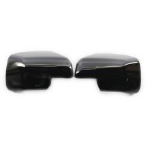 Une paire de coques de rétroviseurs de rechange noir brillant pour Range Rover Sport Discovery 3 Freelander 2 05-09
