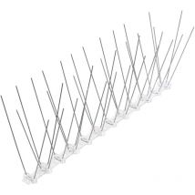 Onece - Dissuasori per Piccioni in Acciaio Inox 3.3 m, Kit Spuntoni per Uccelli, 10 Pezzi da 33 cm, Anti Piccioni Uccelli Dispositivo, Anti-Piccioni,