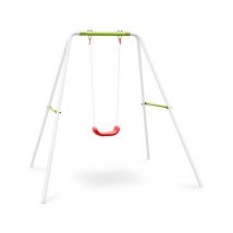 Oneconcept - Miri Balançoire enfant de jardin, armature, cordes et assise verte