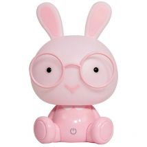 Onli - bunny Lampe de table intégrée pour enfants à del, rose