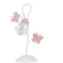 Onli - butterfly Lampe de table en verre, abat-jour en verre