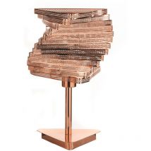 Onli Lighting - Onli cartoccio Lampe de table design, cuivre
