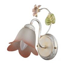 Onli - d'oro Applique murale, abat-jour en verre, 1x E14