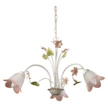 Lampadario onli 'botton d'oro' 3 luci, e14