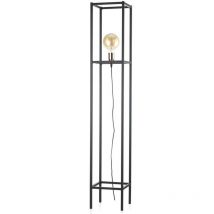 Floki Lampadaire Box Frame, Noir, Cuivre - Onli